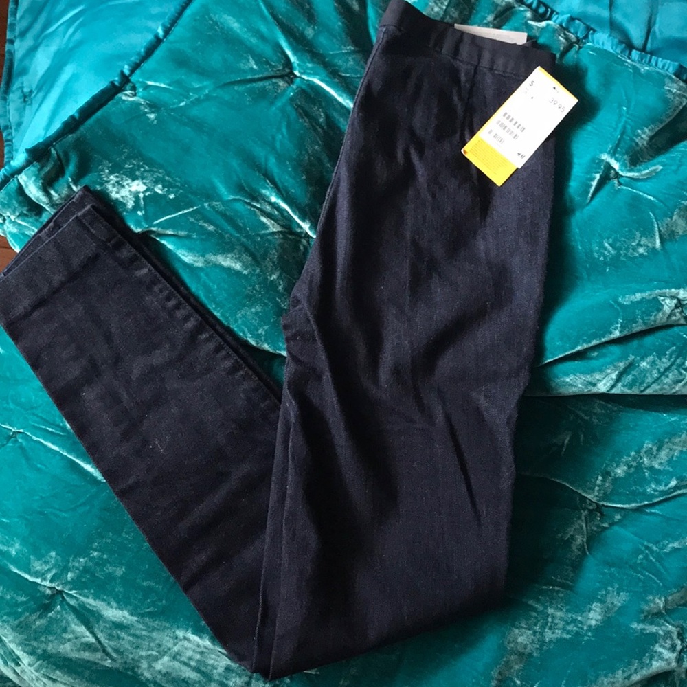 H&M  slim leg navy pants
